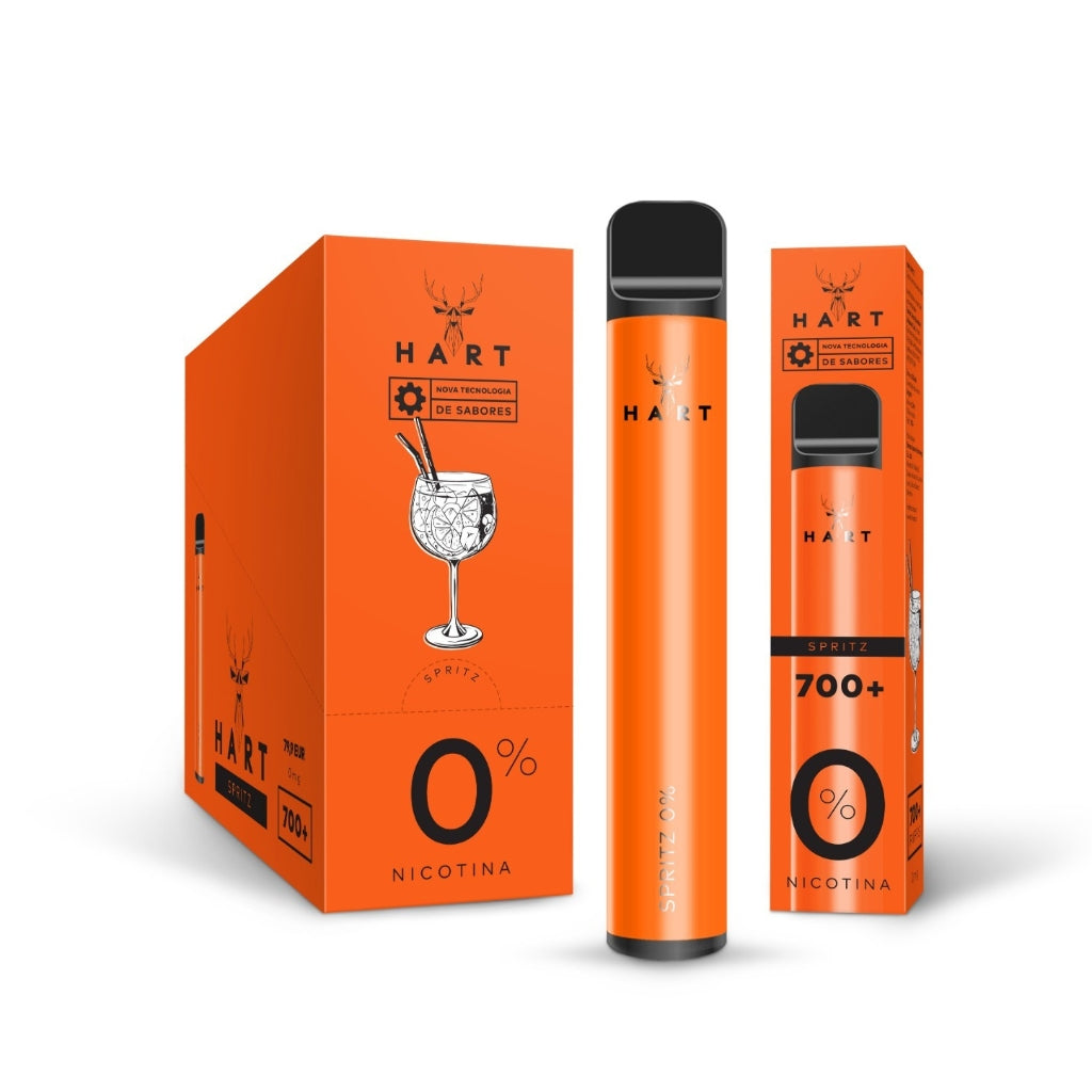 Vape Hart 0% Nicotina Spritz Cigarro Eletrónico Descartável | +700 Puffs