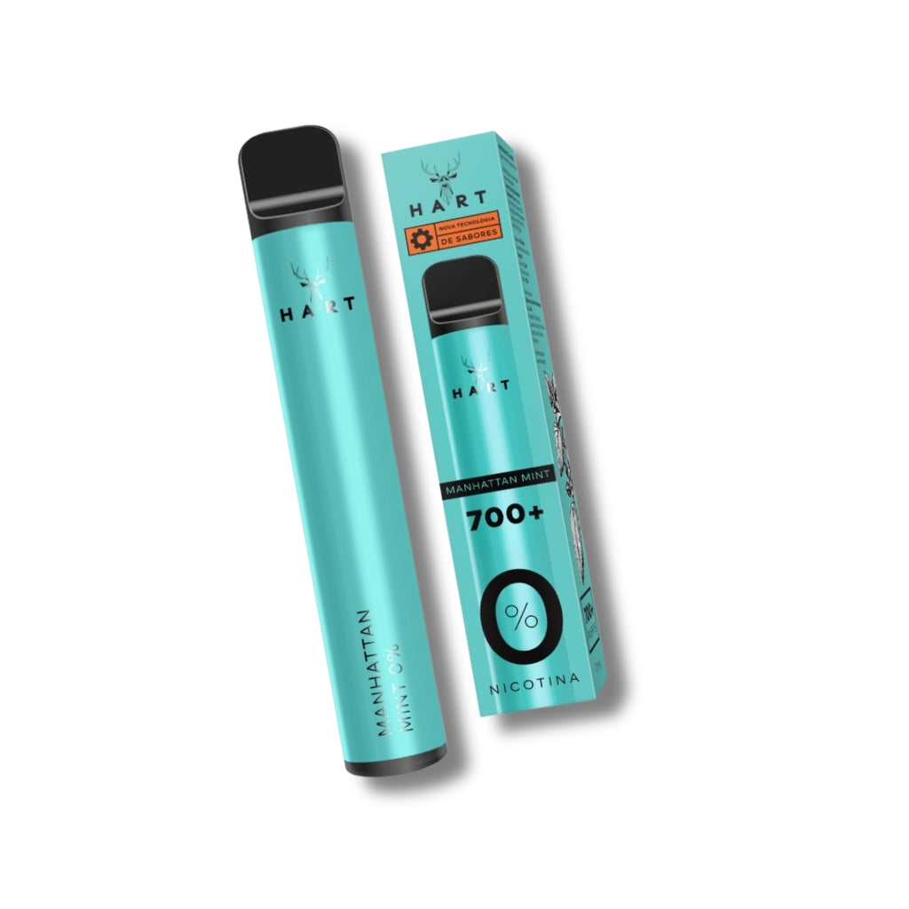 Vape Hart 0% Nicotina Manhattan Mint Cigarro Eletrónico Descartável | +700 Puffs