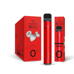 Vape Hart 0% Nicotina Strawberry Cosmo Cigarro Eletrónico Descartável | +700 Puffs