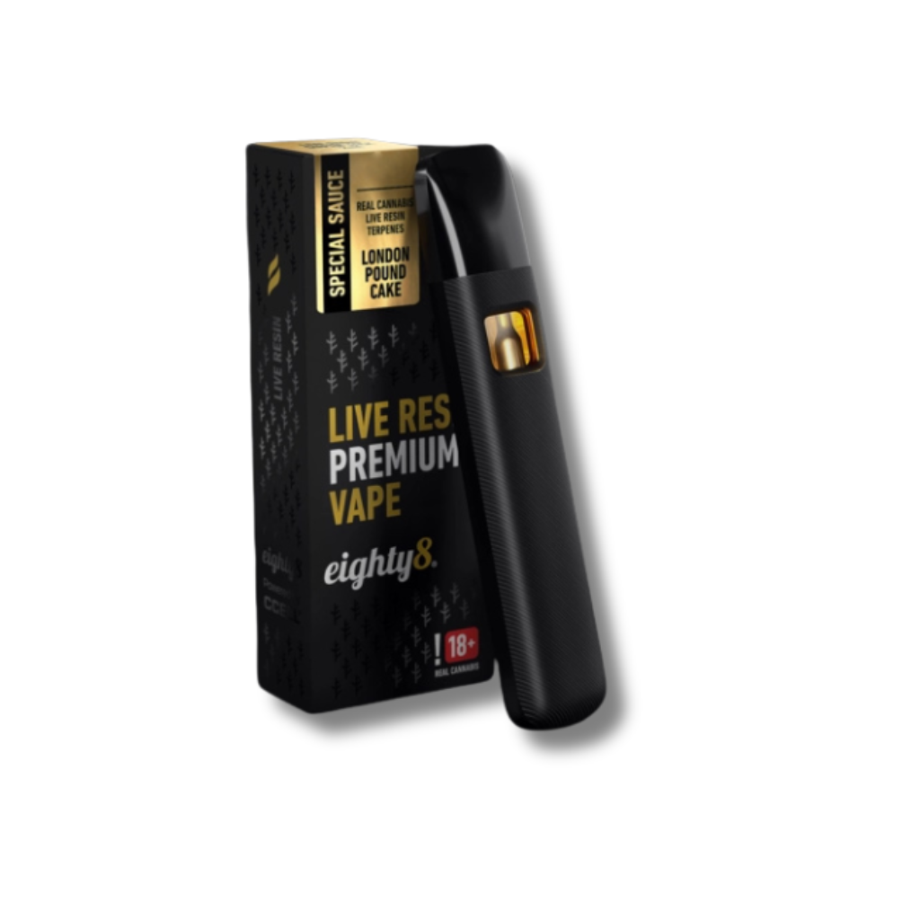 Vape CBD Eighty8 London Pound Cake Live Resin 0.5ml