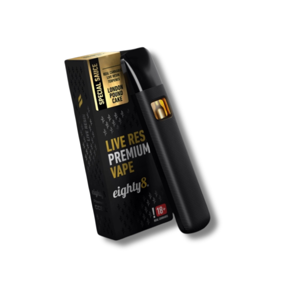 Vape CBD Eighty8 London Pound Cake Live Resin 0.5ml