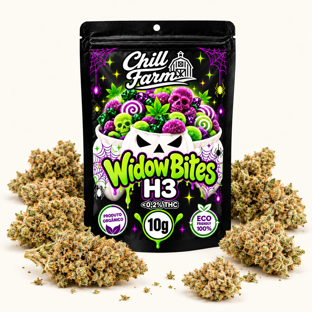 White Widow H3 Bites 10g Chill Farm®