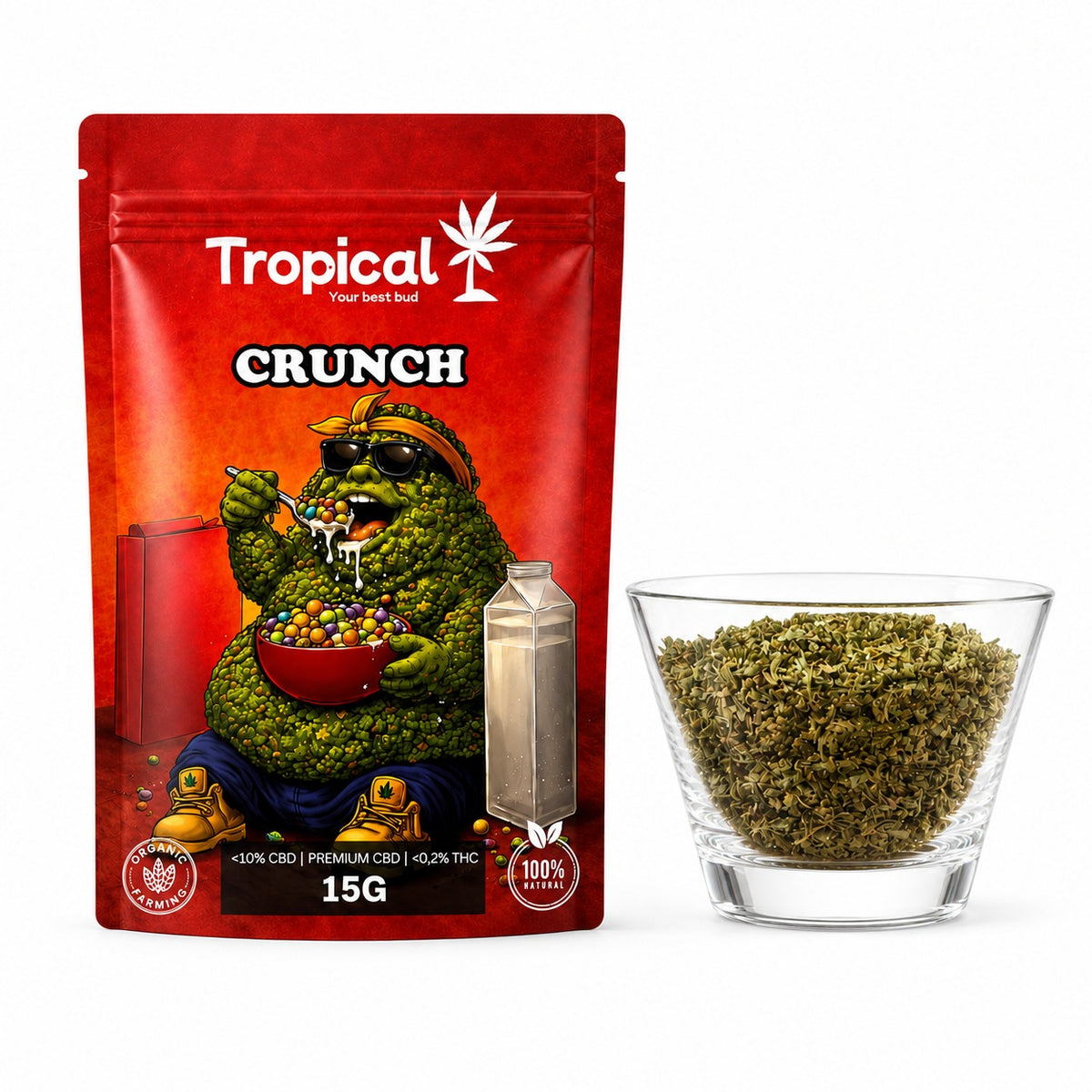 Crunch CBD Premium 15g | Tropical Bud