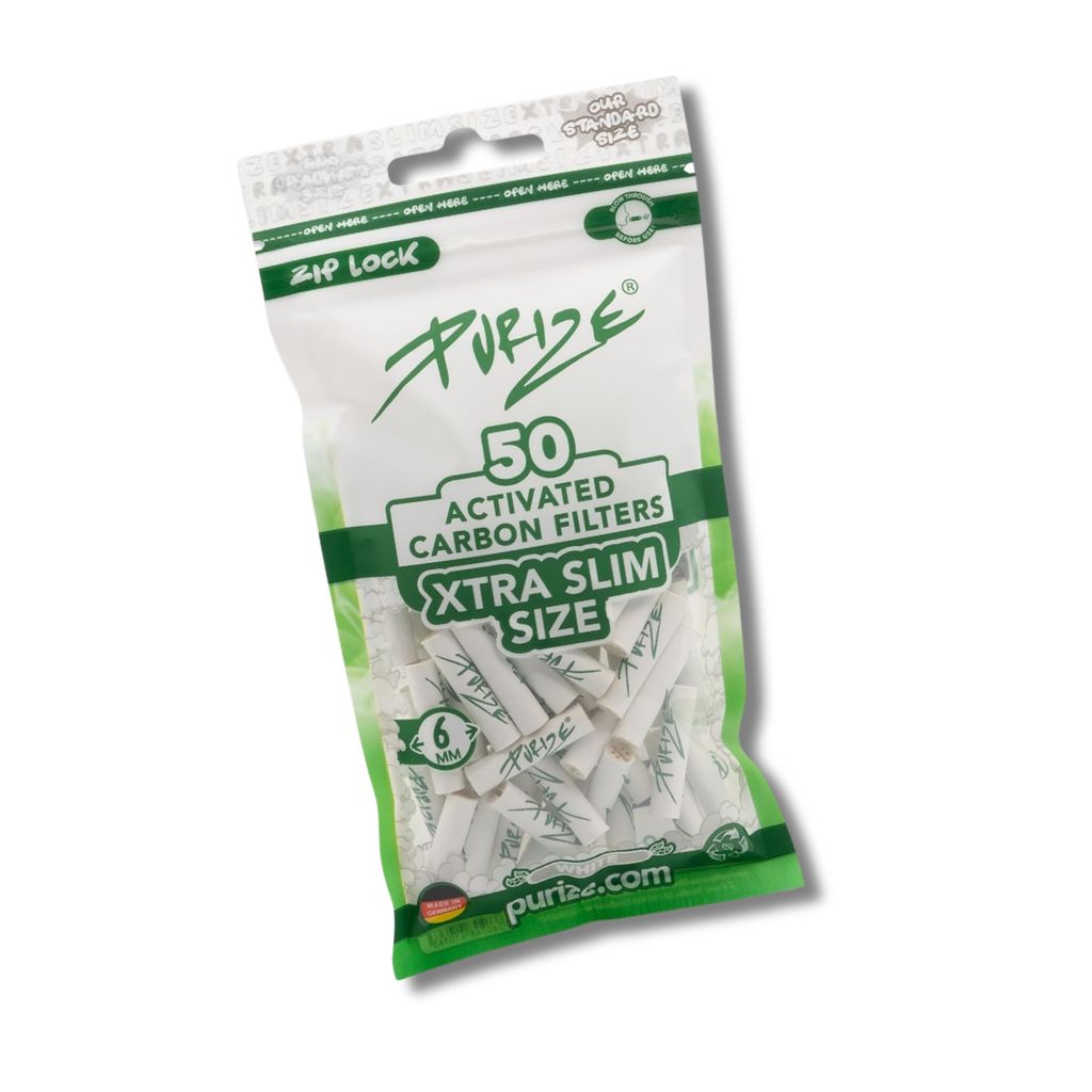 Filtros PURIZE® XTRA Slim White 6mm – Pack 50 Unidades