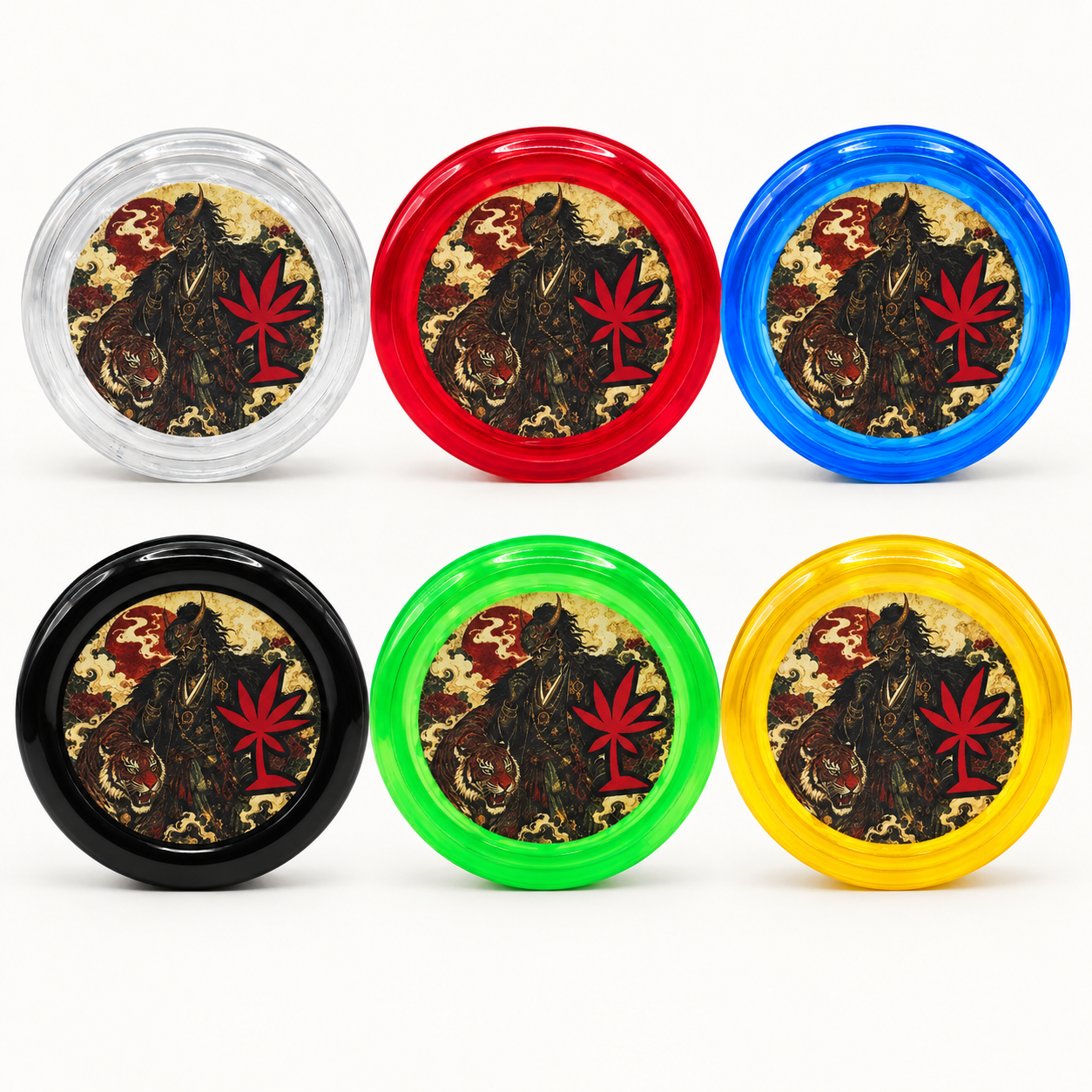 Grinder de Plástico Tropical Bud Oni Tiger