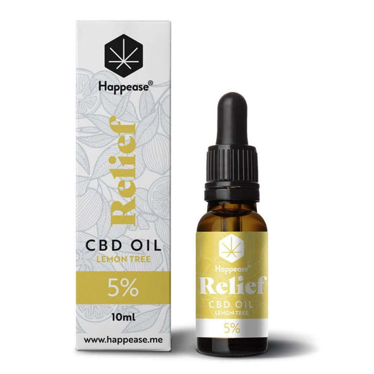 Óleo de CBD para dores Happease 5% Lemon Tree (10ml)