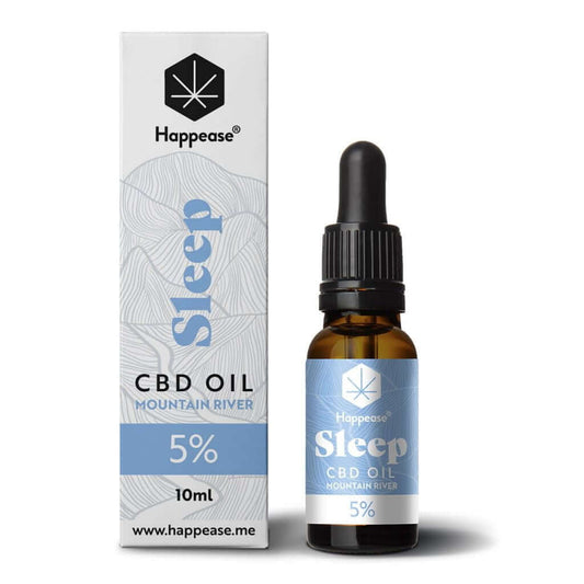 Óleo de CBD para dormir 5%- Happease Mountain River (10ml)