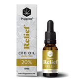 Óleo de CBD RELIEF Happease 20% Lemon Tree (10ml) com <0,2% THC. 